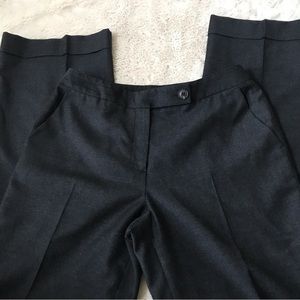 Ann Klein Gray Straight Leg Trousers Pants 6